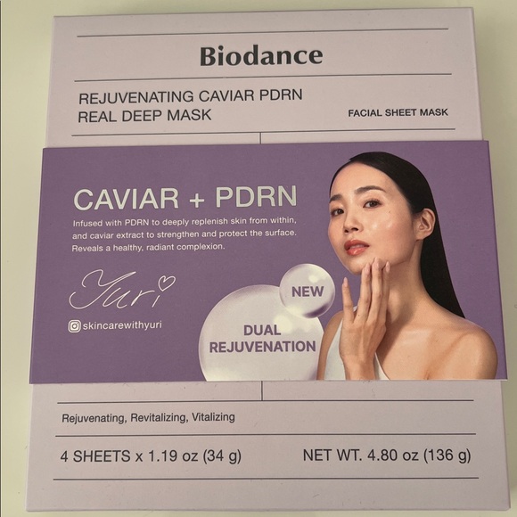 Biodance Rejuvenating Caviar PDRN Real Deep Mask - 4 Pack - Picture 7 of 13